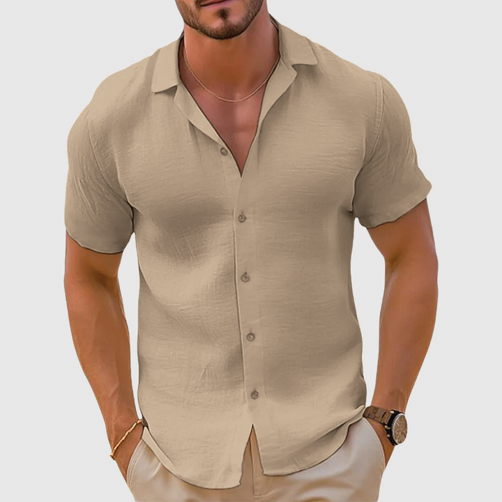 Parker | Men's Casual Button-Up Shirt-Metro Lane Plaza
