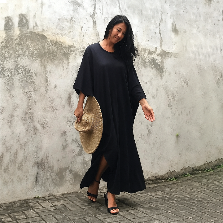 Wendy | Women's Kaftan Dress - Lightweight, Bohemian Style-Metro Lane Plaza