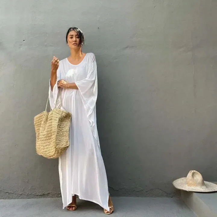 Wendy | Women's Kaftan Dress - Lightweight, Bohemian Style-Metro Lane Plaza