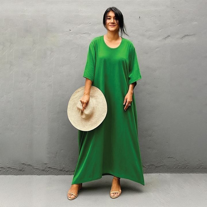 Wendy | Women's Kaftan Dress - Lightweight, Bohemian Style-Metro Lane Plaza