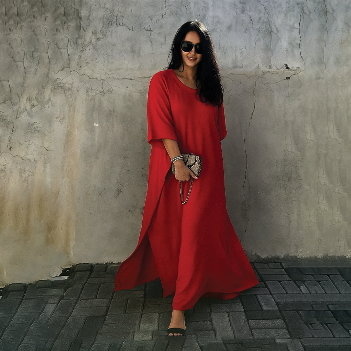 Wendy | Women's Kaftan Dress - Lightweight, Bohemian Style-Metro Lane Plaza