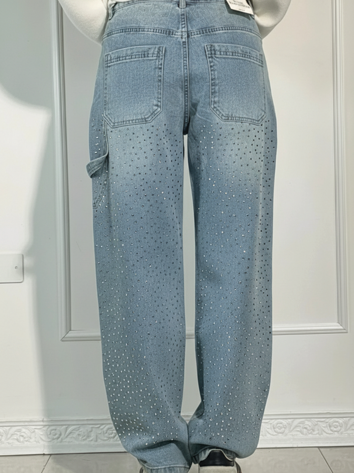 Naomi | Women's Wide-Leg Denim Jeans-Metro Lane Plaza