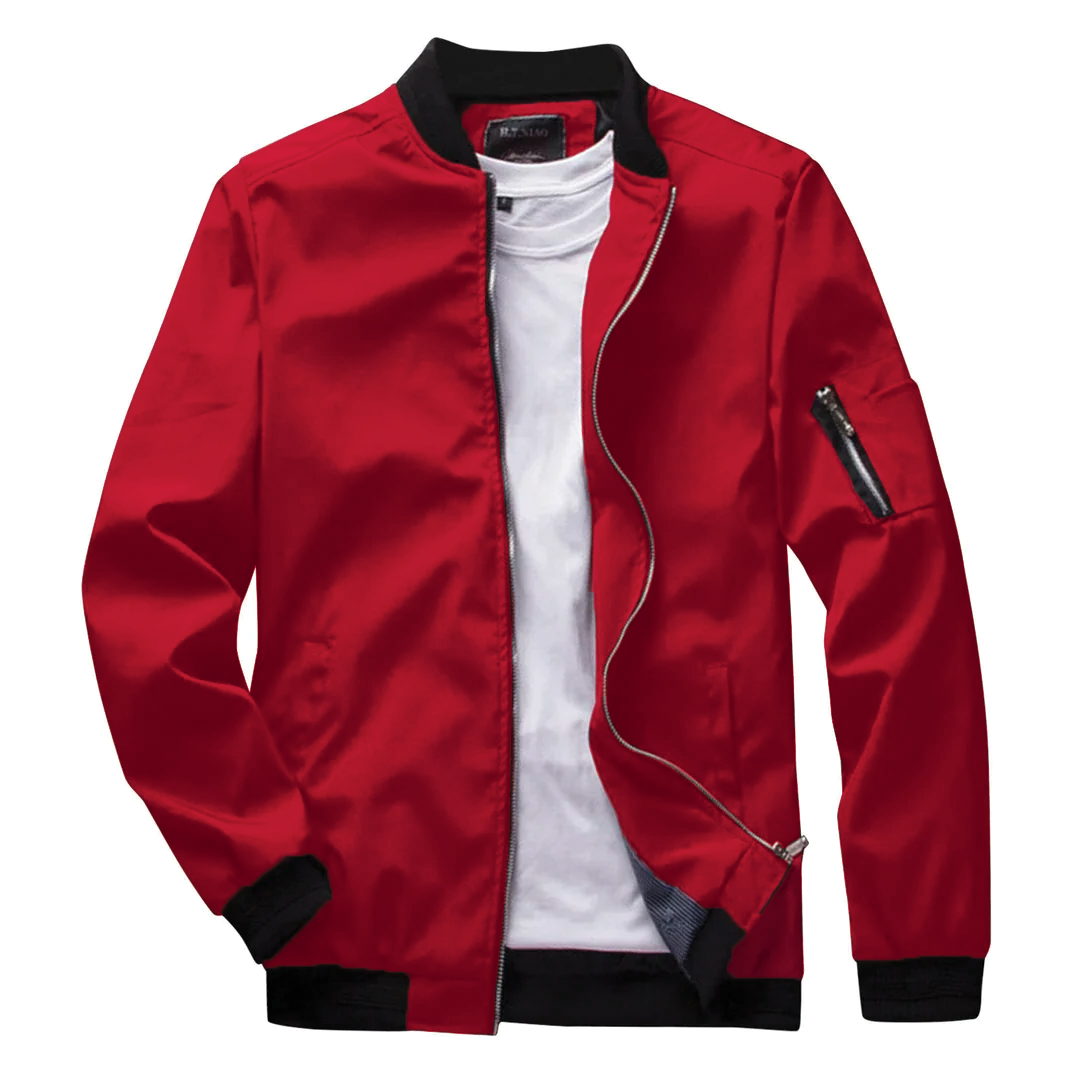 Stylische Herren-Bomberjacke