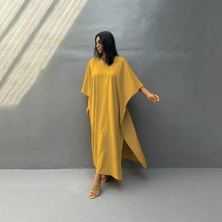 Wendy | Women's Kaftan Dress - Lightweight, Bohemian Style-Metro Lane Plaza