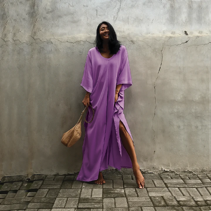 Wendy | Women's Kaftan Dress - Lightweight, Bohemian Style-Metro Lane Plaza