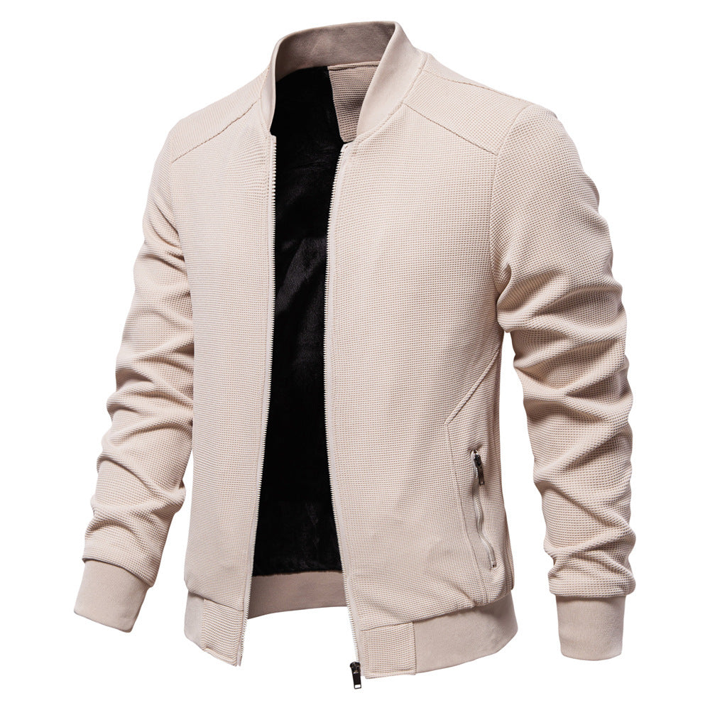 Men's Zip-Up Bomber Jacket