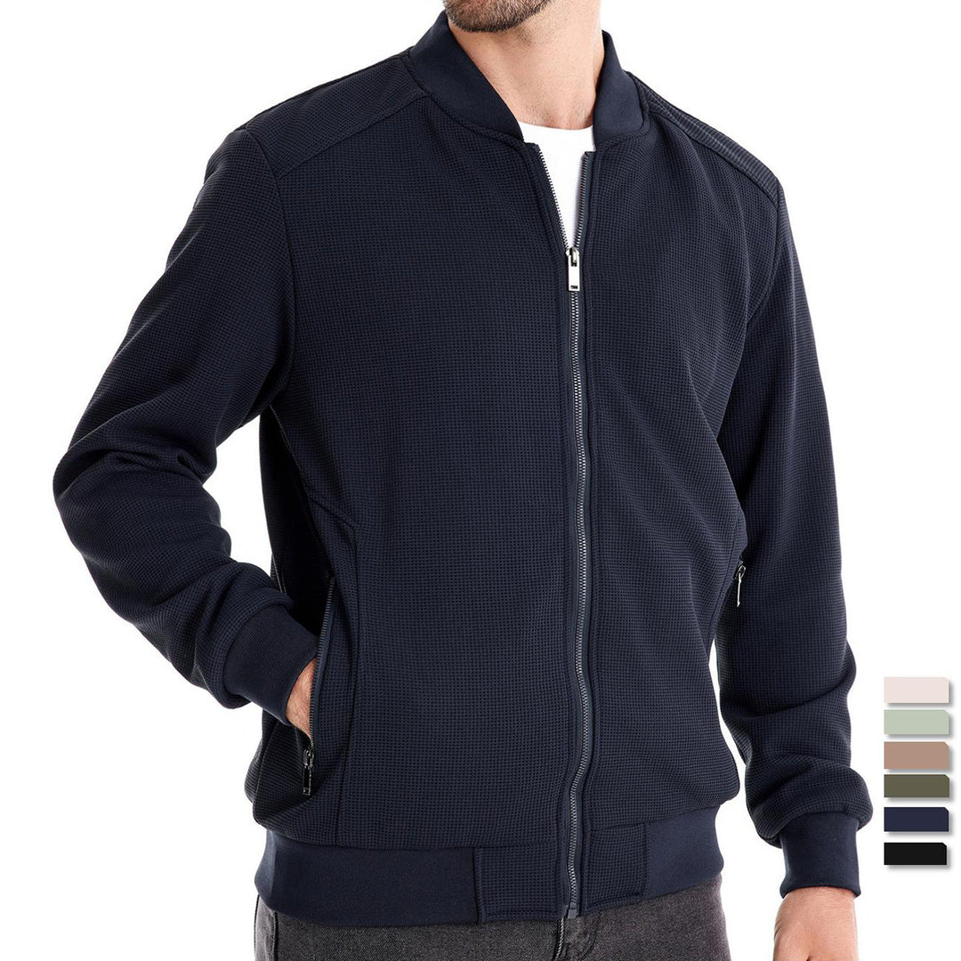 Men's Zip-Up Bomber Jacket