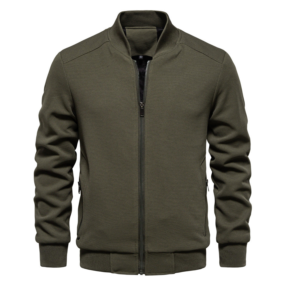 Men's Zip-Up Bomber Jacket