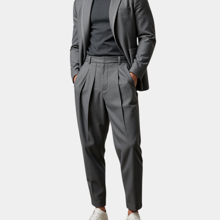 Jacob | Men's Elegant Timeless Trousers-Metro Lane Plaza