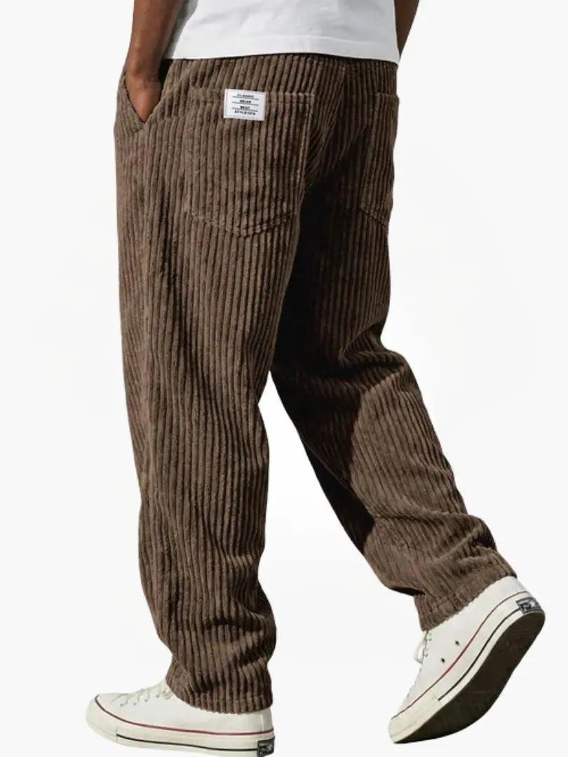 James | Stylish Loose-Fit Men's Trousers-Metro Lane Plaza