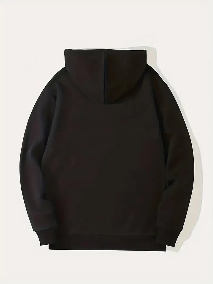 Mason | Trendy Card-Pattern Hoodie for Men-Metro Lane Plaza