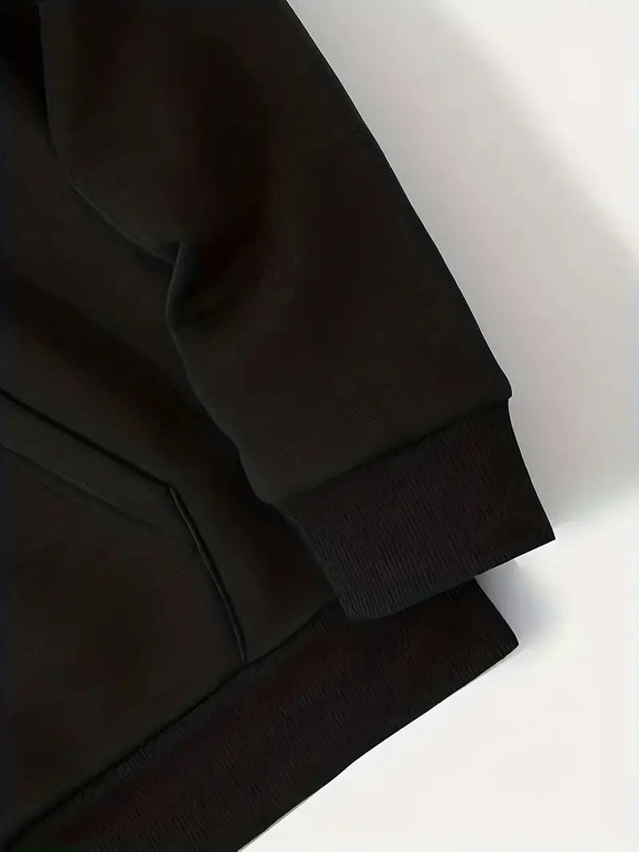 Mason | Trendy Card-Pattern Hoodie for Men-Metro Lane Plaza
