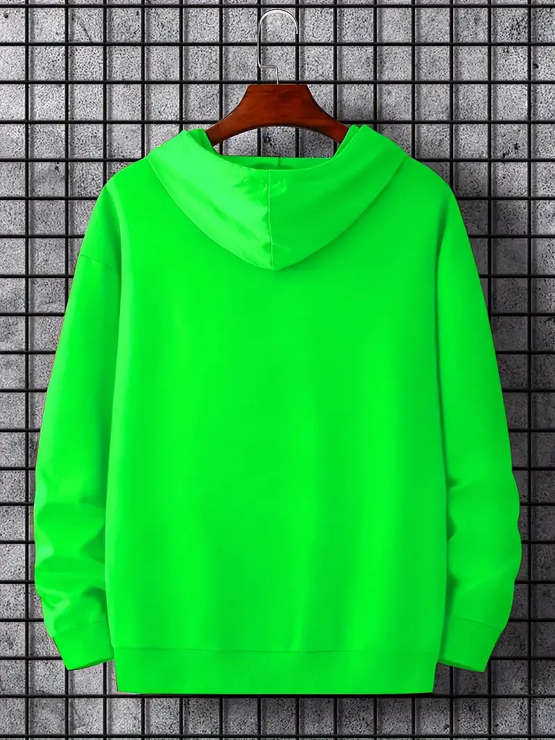 Mason | Trendy Card-Pattern Hoodie for Men-Metro Lane Plaza
