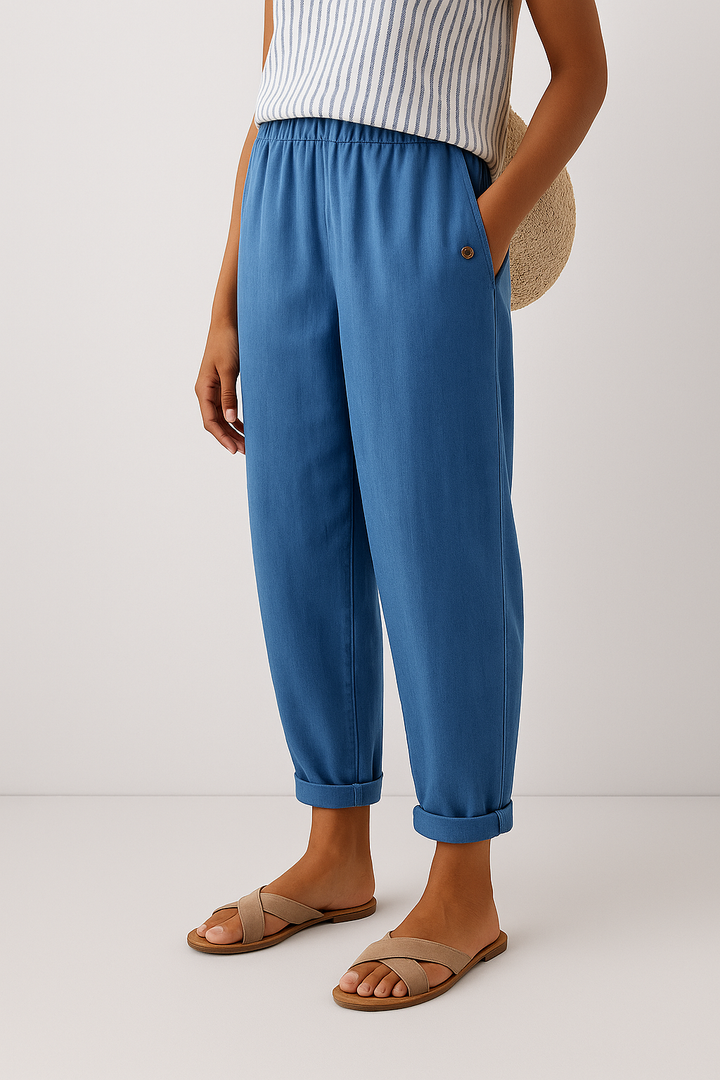 Jasmine | Women's Stylish Comfortable Everyday Trousers-Metro Lane Plaza