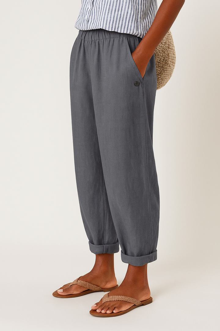 Jasmine | Women's Stylish Comfortable Everyday Trousers-Metro Lane Plaza