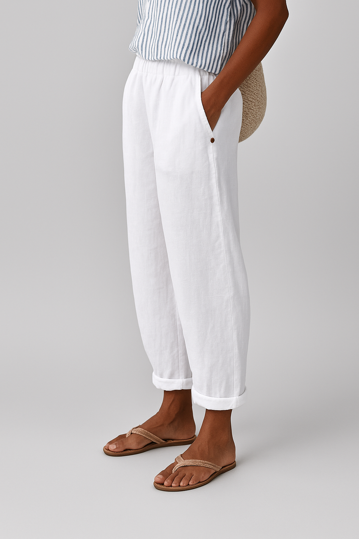 Jasmine | Women's Stylish Comfortable Everyday Trousers-Metro Lane Plaza