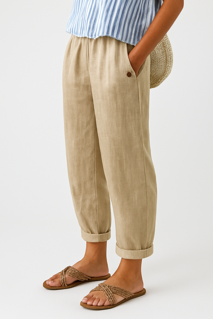 Jasmine | Women's Stylish Comfortable Everyday Trousers-Metro Lane Plaza