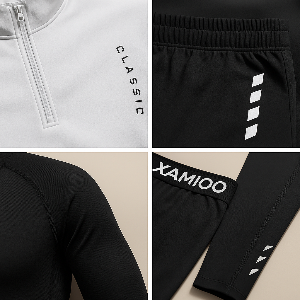 Jaxon | Men's Lightweight Flexible Stylish 4-Piece Training Set-Metro Lane Plaza