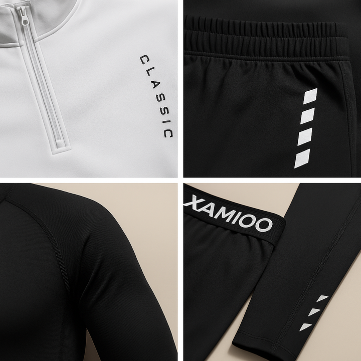 Jaxon | Men's Lightweight Flexible Stylish 4-Piece Training Set-Metro Lane Plaza