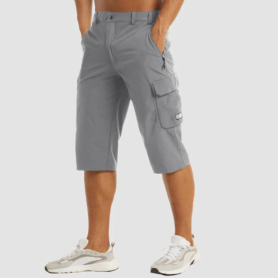 Mason | Men's Breathable Stretch Cargo Shorts-Metro Lane Plaza