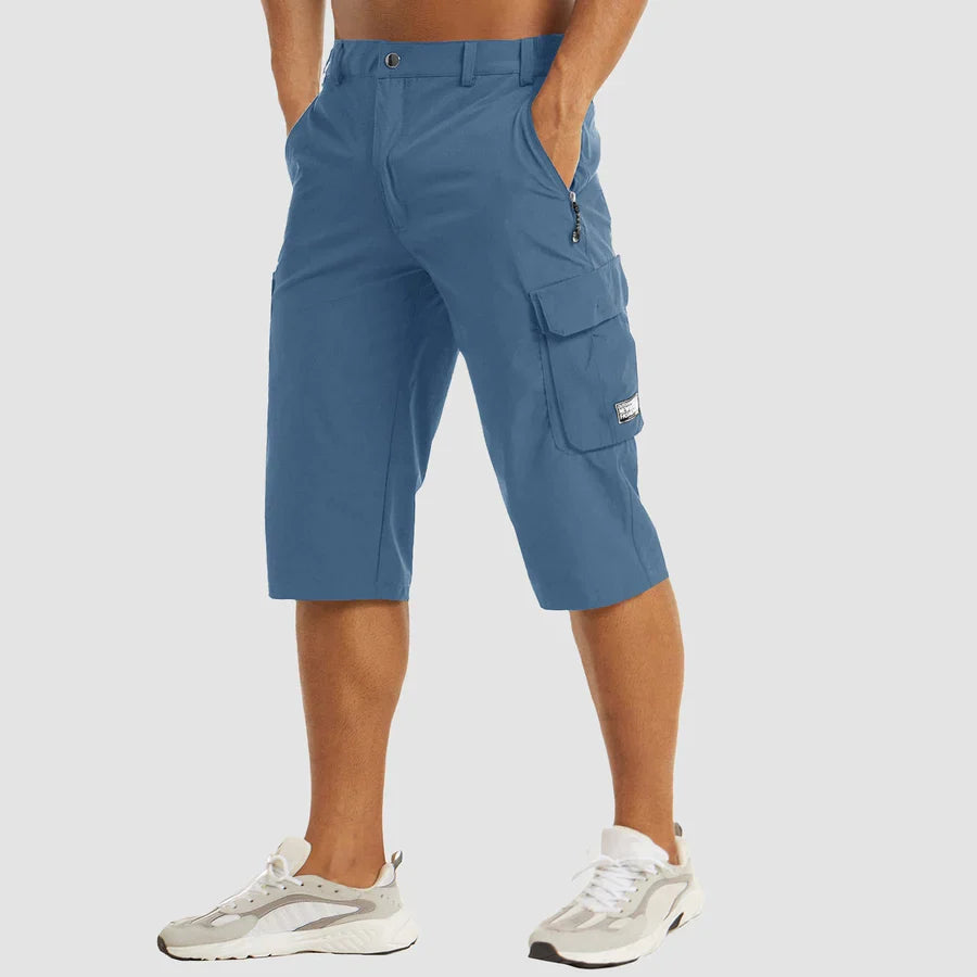 Mason | Men's Breathable Stretch Cargo Shorts-Metro Lane Plaza
