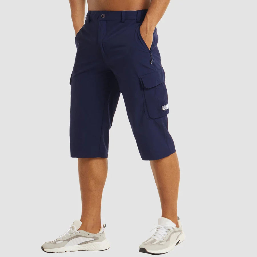 Mason | Men's Breathable Stretch Cargo Shorts-Metro Lane Plaza