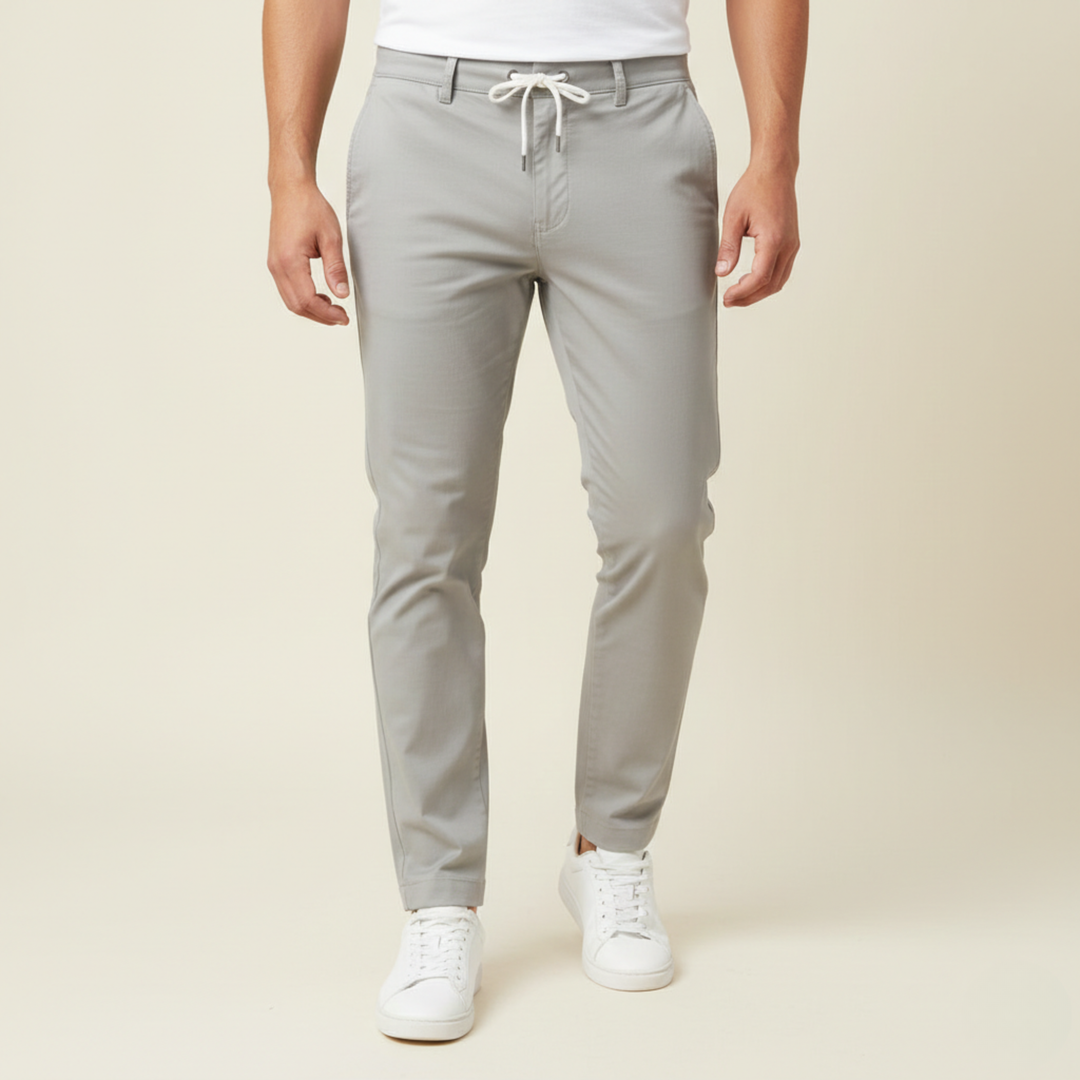 James | Men's Comfort Stretch Trousers for Style and Fit-Metro Lane Plaza