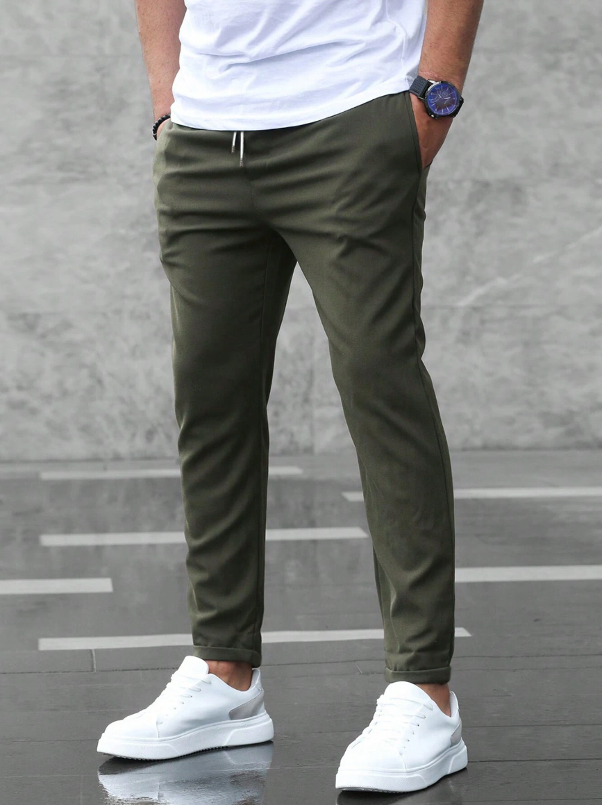 James | Men's Comfort Stretch Trousers for Style and Fit-Metro Lane Plaza