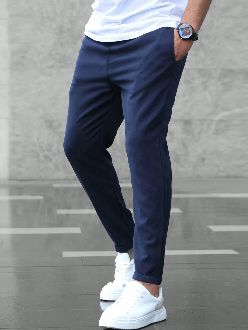 James | Men's Comfort Stretch Trousers for Style and Fit-Metro Lane Plaza