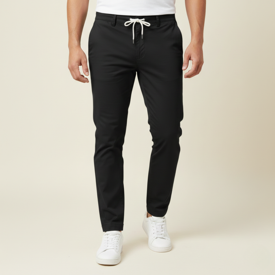 James | Men's Comfort Stretch Trousers for Style and Fit-Metro Lane Plaza