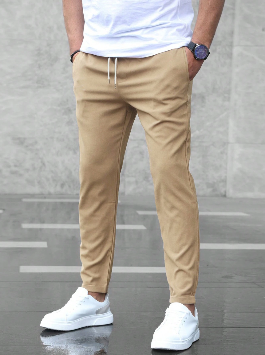 James | Men's Comfort Stretch Trousers for Style and Fit-Metro Lane Plaza