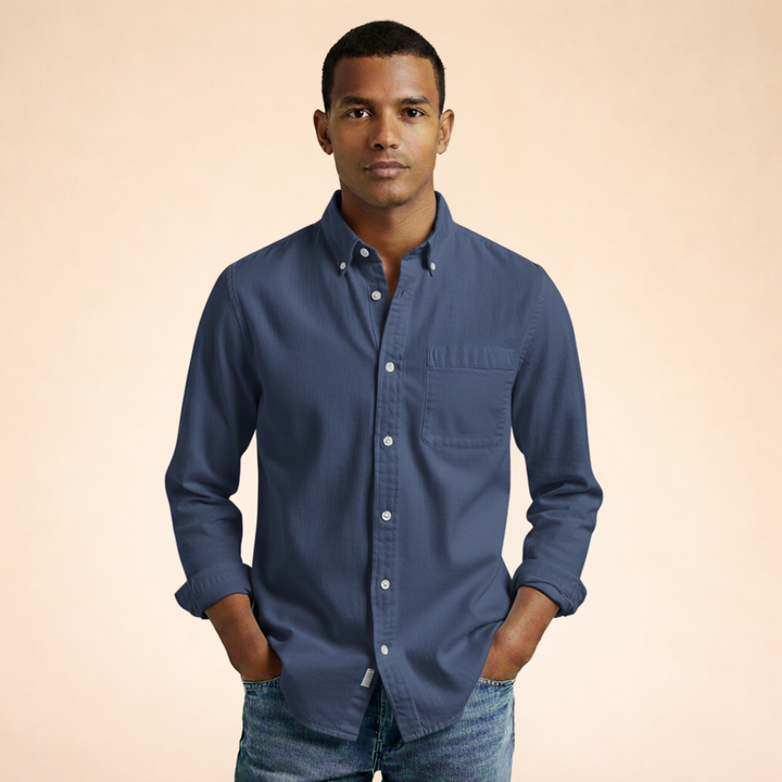 Jeffrey | Men's Soft Full Sleeve Shirt-Metro Lane Plaza
