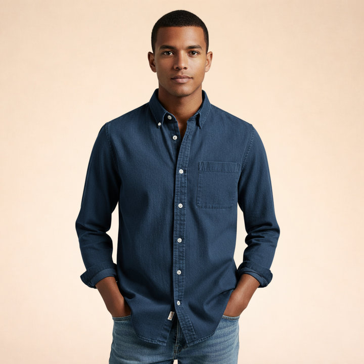 Jeffrey | Men's Soft Full Sleeve Shirt-Metro Lane Plaza