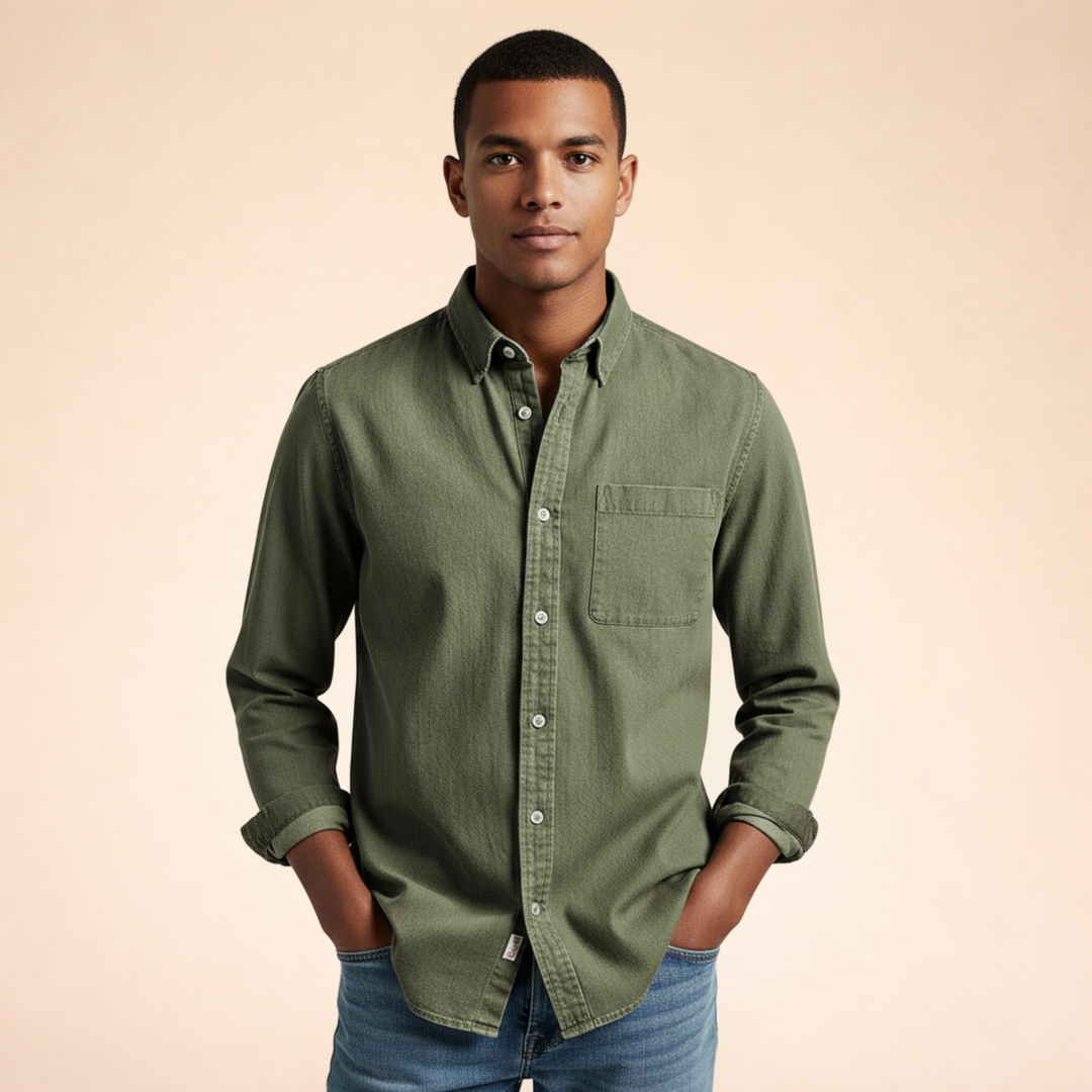 Jeffrey | Men's Soft Full Sleeve Shirt-Metro Lane Plaza