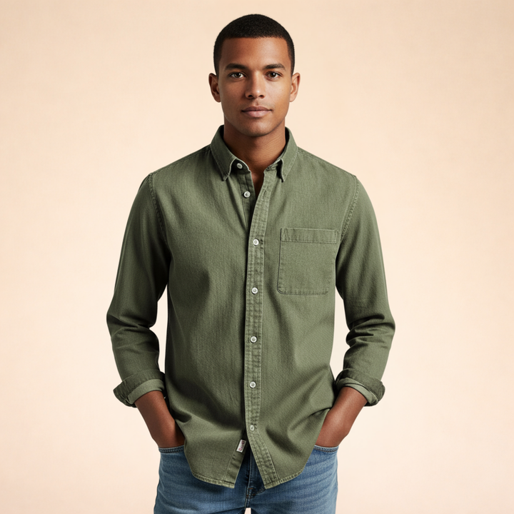 Jeffrey | Men's Soft Full Sleeve Shirt-Metro Lane Plaza