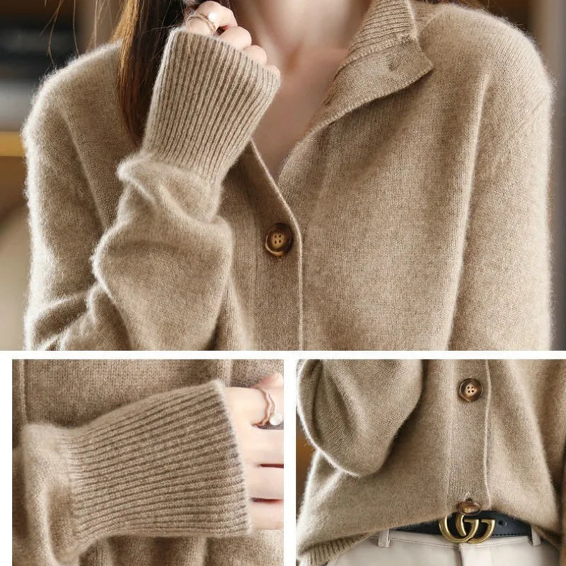 Sienna | Women's Stylish and Cozy Winter Cardigan-Metro Lane Plaza