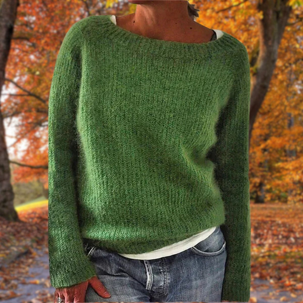 Emma | Women's Soft Elegant Merino Wool Sweater-Metro Lane Plaza