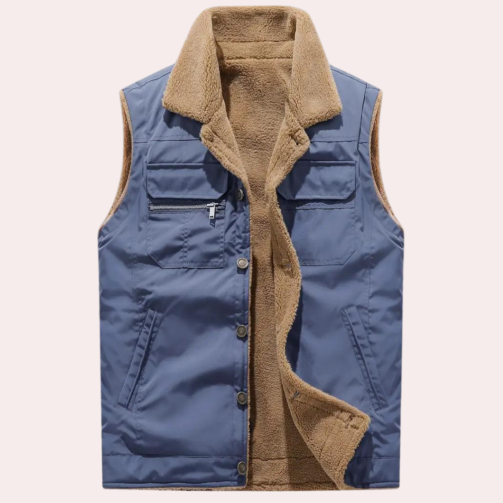 Colete masculino elegante e confortável