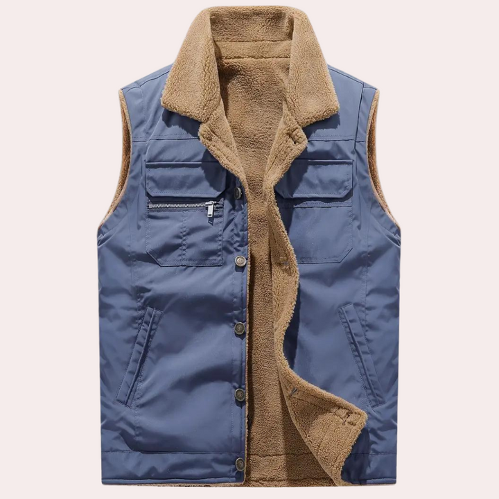 Colete masculino elegante e confortável