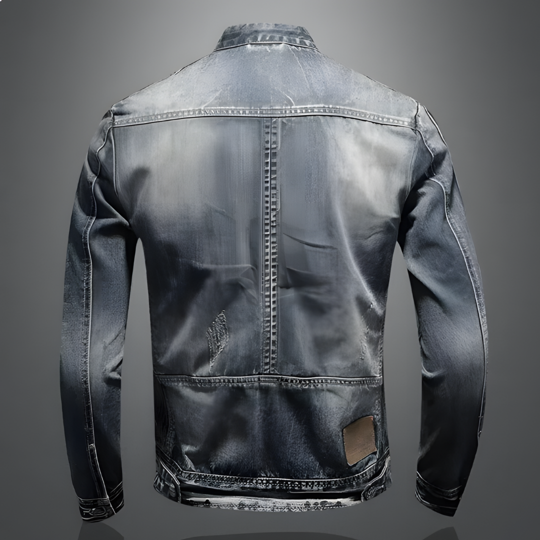 Maverick | Men's Stylish and Durable Denim Jacket-Metro Lane Plaza