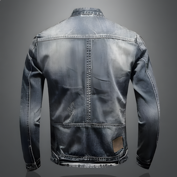 Maverick | Men's Stylish and Durable Denim Jacket-Metro Lane Plaza