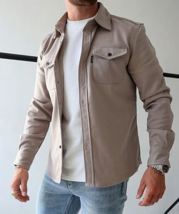 Marvick | Men's Casual Versatile Shirt Jacket-Metro Lane Plaza