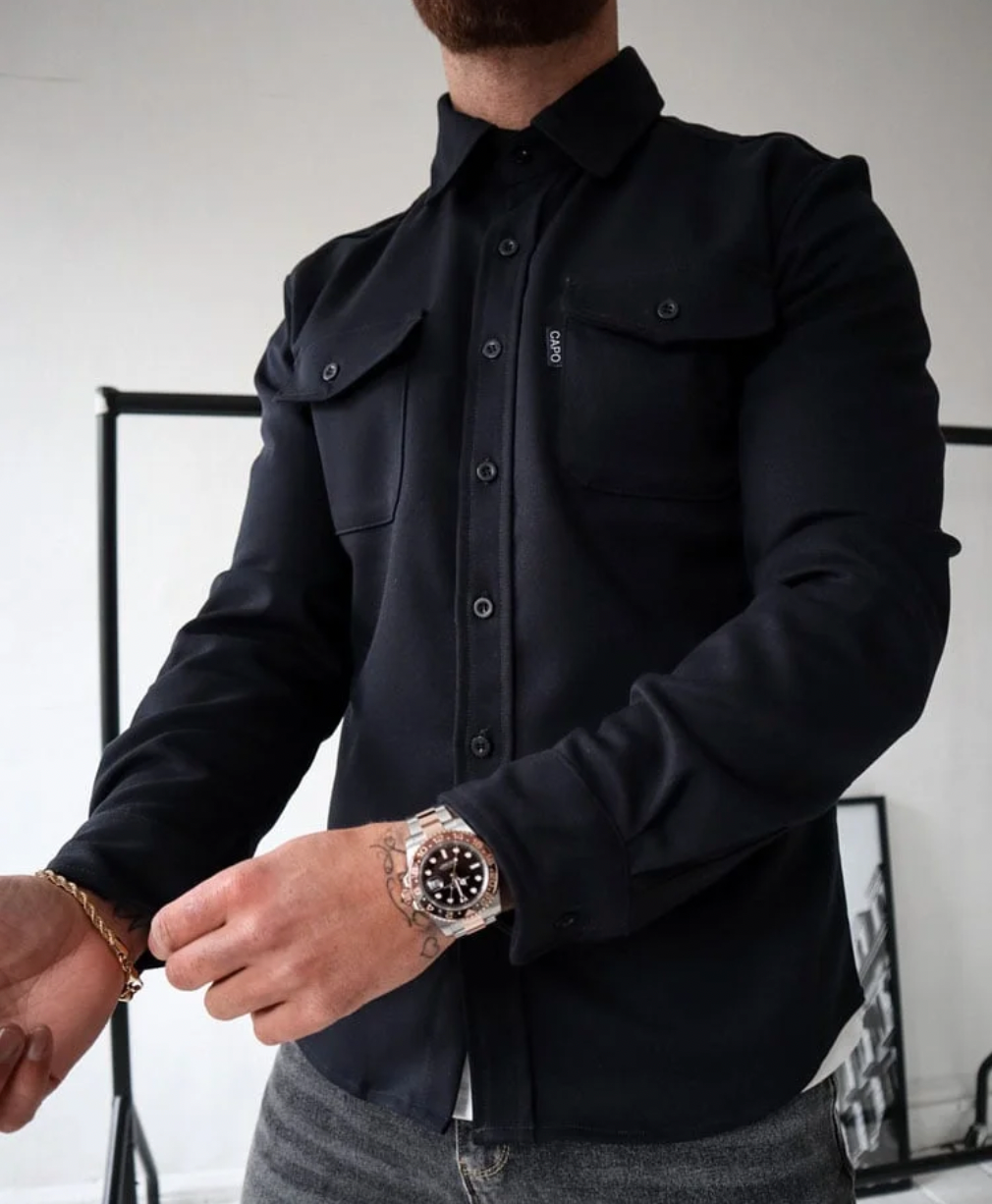 Marvick | Men's Casual Versatile Shirt Jacket-Metro Lane Plaza