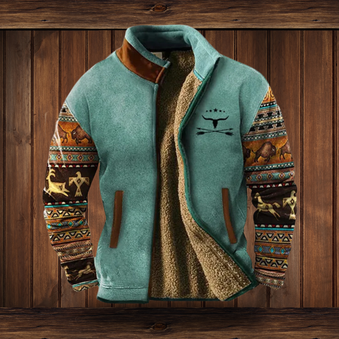 Arden | Men's Stylish Warm Merino Fleece Jacket-Metro Lane Plaza
