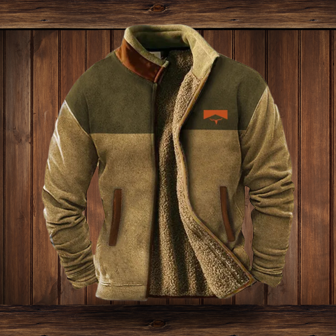 Arden | Men's Stylish Warm Merino Fleece Jacket-Metro Lane Plaza