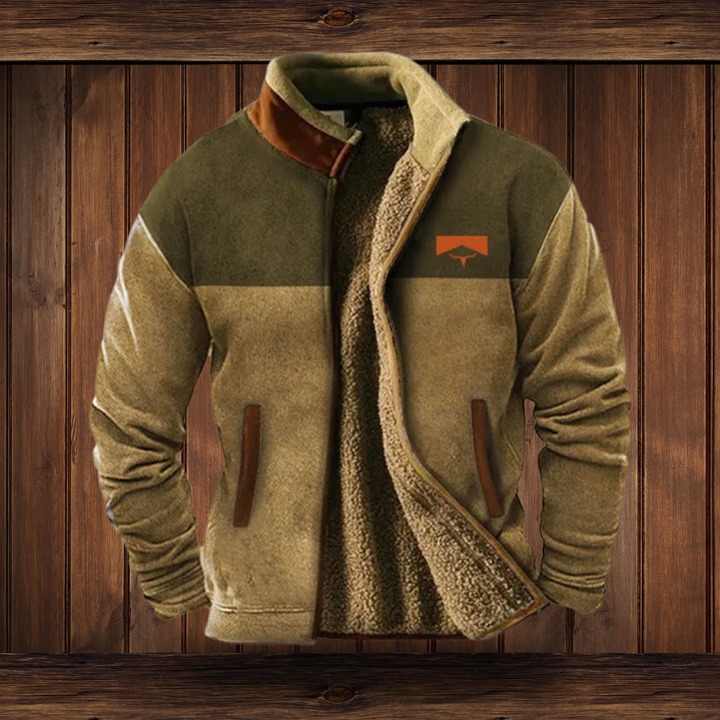 Arden | Men's Stylish Warm Merino Fleece Jacket-Metro Lane Plaza
