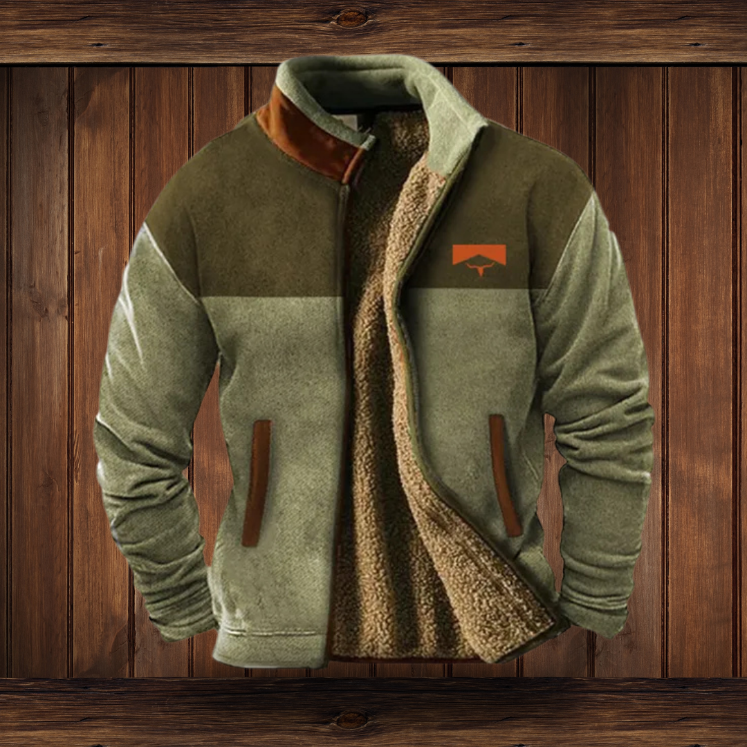 Arden | Men's Stylish Warm Merino Fleece Jacket-Metro Lane Plaza