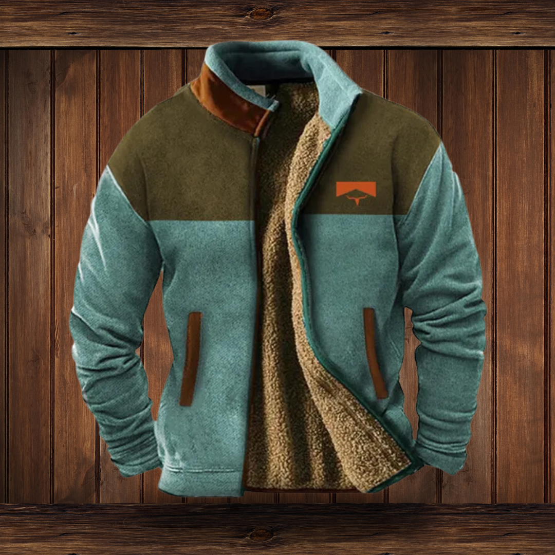 Arden | Men's Stylish Warm Merino Fleece Jacket-Metro Lane Plaza