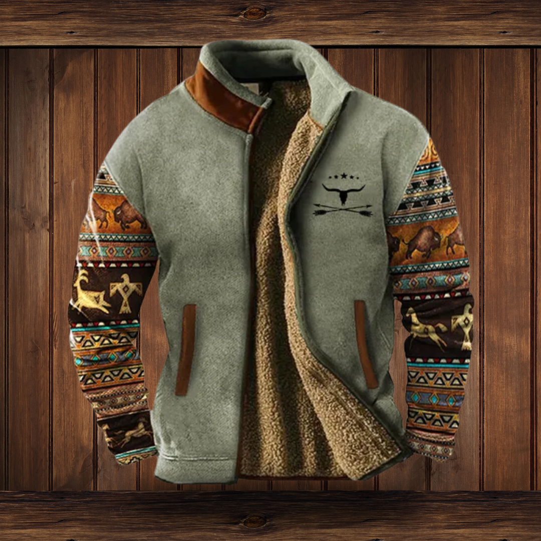 Arden | Men's Stylish Warm Merino Fleece Jacket-Metro Lane Plaza