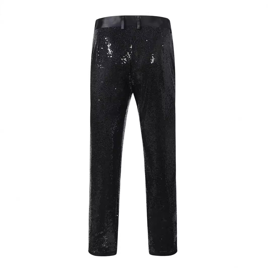 Liam | Stylish and Comfortable Sequin Trousers for Men-Metro Lane Plaza